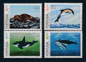 [32707] Portugal 1983 Marine Life Whales Seal Dolphin MNH - Picture 1 of 1