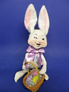 Large Annalee Doll 2023 Bunny 12 in. "Easter Bunny With Basket" # 212223 New - Picture 1 of 9