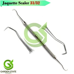Dental Jaquette Anterior Towner Scaler 31/32 Subgingival Tartar Calculus Remover - Picture 1 of 3