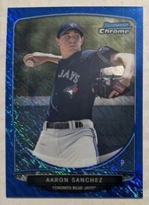 2013 Bowman Chrome Mini #CC-TBJ1 Aaron Sanchez Blue Refractor /250 - Picture 1 of 2