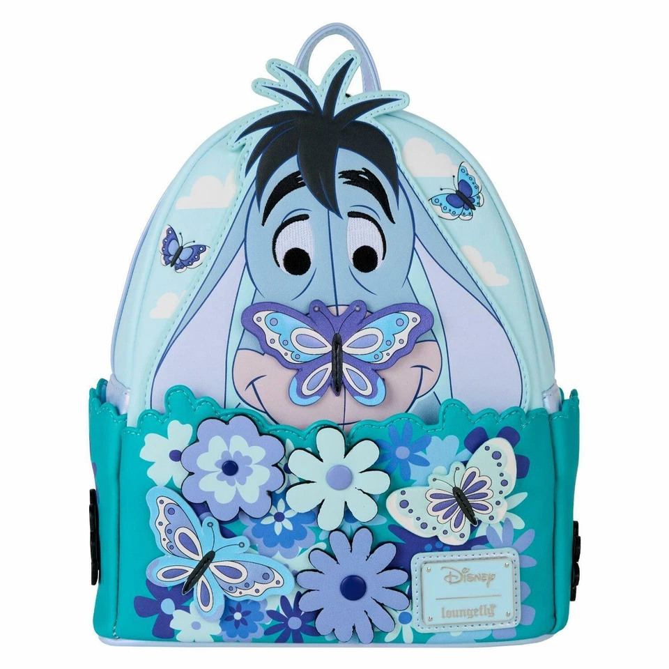Loungefly Disney Winnie The Pooh Floral Eeyore Cosplay Mini Backpack