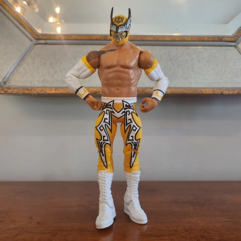 WWE Sin Cara Wrestling Action Figure Yellow Mattel 2011 Cover