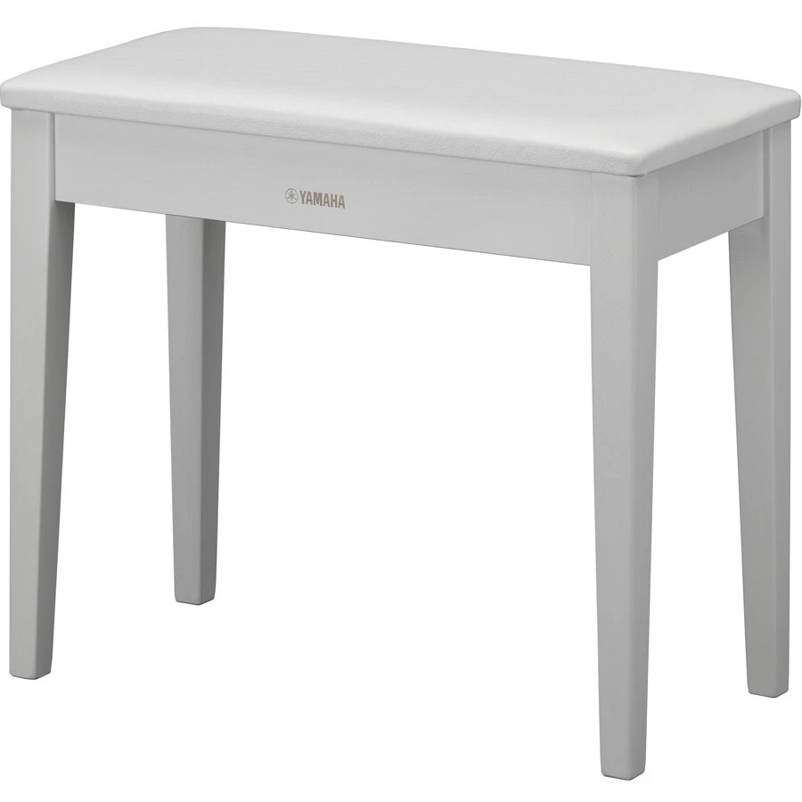 Banco de piano acolchado de madera Yamaha BC108 - Madera blanca ¡NUEVO! Foto 1 de 1