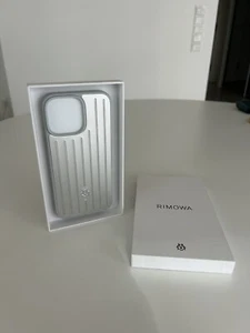 RIMOWA iPhone 16 Pro Max Handyhülle I Cover I silber I neu - Picture 1 of 8