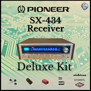 Pioneer SX-434 Receiver Deluxe Upgrade Kit Genuine Parts Restoration - Picture 1 of 4