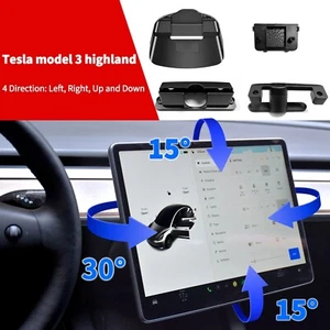 Screen Swivel Mount for Tesla Model 3 2024 Navigation Screen Rotating Holder - Picture 1 of 9