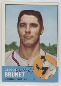 1963 Topps High # George Brunet #538