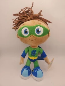 Super Why Plush Doll Wyatt Green Super Readers Licensed Mighty Mojo 12 Inch - Picture 1 of 10
