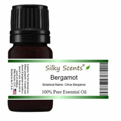 SILKYSCENTS Bergamot Essential Oil (Citrus Bergamia) 100% Pure and Natural