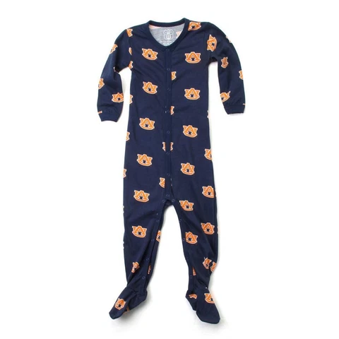 Infant Auburn University Tigers Matching PJs Family Pajamas Cover