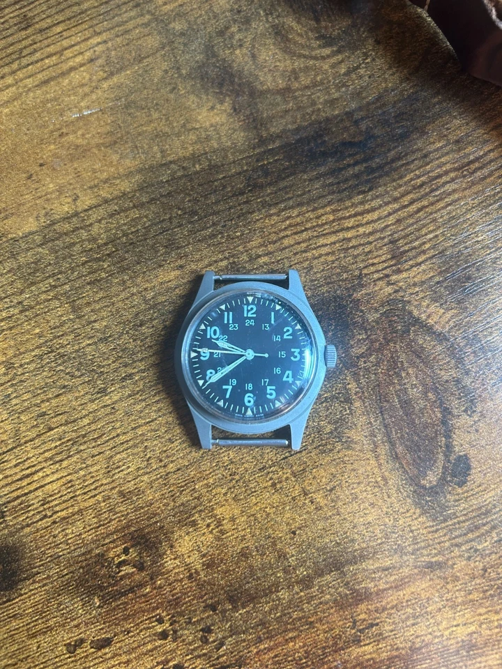 Reloj Hombre Vintage Benrus Acero Inoxidable GG-W-113 EE. UU. Militar Vietnam 1973. Wo Foto 1 de 4