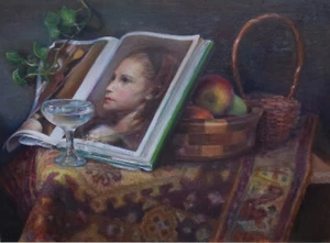 SPLENDID ORIGINAL OIL PAINTING - Picture 1 of 5