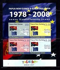 Papui-Nowa Gwinea Souvenir Sheet #1311, MNHOG, XF, Topical, Unia Europejska