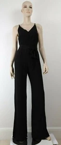 Women's Black True Decadence Silk Blend Jumpsuit RRP £94.99 !!! - Picture 1 of 3