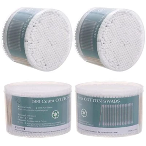 2000 Count Cotton Swabs Double Tipped Ear Cleaning Buds With Bamboo Stick 3 Inch - Picture 1 of 7