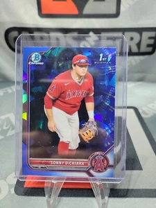 2022 BOWMAN CHROME DRAFT SAPPHIRE SONNY DICHIARA 1ST BOWMAN RC ANGELS - Picture 1 of 2