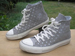 Original CONVERSE Chucks Taylor sneaker hi, Gr. 37,5, Grau, Echtleder, TOPP - Bild 1 von 4