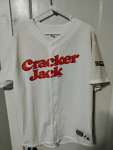 Cracker Jack Baseball Jersey Men's Size XL Very Rare Majestic Apparel Champs - Picture 1 of 7