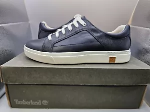 Timberland Schwarz Leder Amherst Sneaker Schuh UK 6 UVP £100 Damen Frauen - Bild 1 von 11