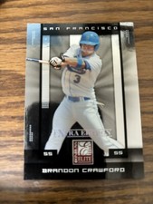 BRANDON CRAWFORD Giants 2008 Donruss Elite Extra Edition #11 Rookie Card RC MLB