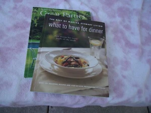 2 The Best Of Martha Stewart Living Cookbooks Hardcover What to Have for Dinner - Picture 1 of 9