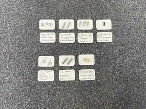 Nintendo DS Lite NDSL Original Screws & Bumper Springs/Pillars Replacement Set - Picture 1 of 4