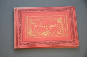 Enfantina R Topffer Geschichte des Herrn Kryptogramm alte Ausgabe 1920 Zeichnungen - Bild 1 von 7