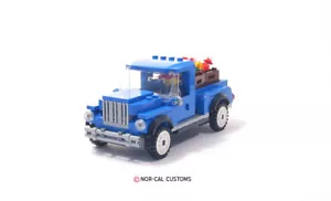 Blue Vintage Pick Up Truck Custom Vehicle made with LEGO® bricks City Town - Picture 1 of 10