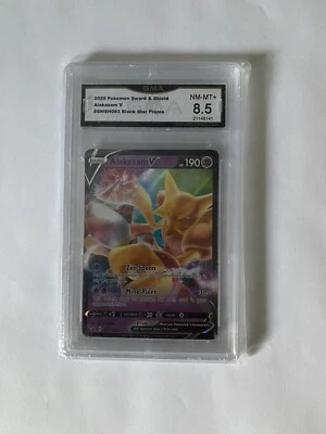 Pokemon Alakazam V SWSH083 Sword & Shield BLACK STAR PROMO GMA 8.5 Graded Card - Image 1 of 2