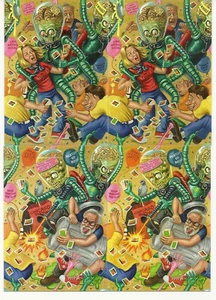 2002 MARS ATTACKS PHILLY AND CHICAGO NON-SPORTS CARD SHOW PROMO card set 4ct - Picture 1 of 2