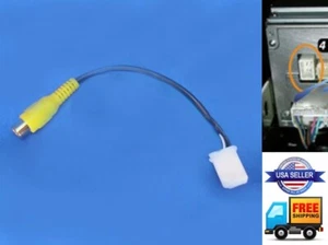 4-Pin 12v Aftermarket Camera Input Video Harness Reverse Back Up Oem Radio MAZDA - Picture 1 of 6