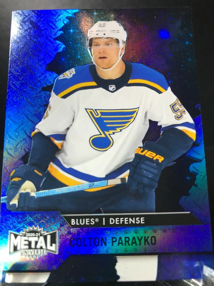 2020-21 Skybox Metal Universe Blue #5 Colton Parayko St. Louis Blues - Image 1 of 2