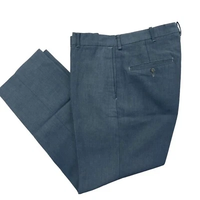 Vtg 50's Men's Sky Blue ROCKABILLY Trousers VLV Vegas Slacks Dress Pants 30 - Image 1 of 4