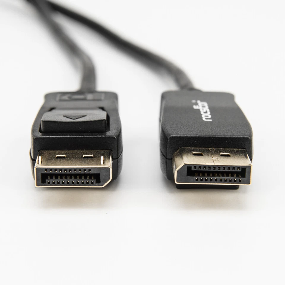 Rocstor Y10C236-B1 Cb 10Ft Displayport 1.2 Cable M 4K2K 3840X2160 60Hz Res - Image 1 of 4