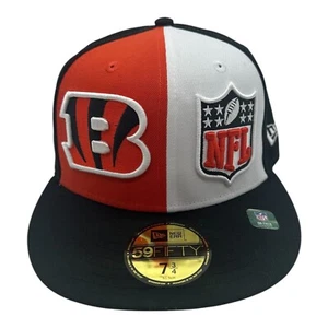 New Era 59Fifty Cincinnati Bengals Hat Cap Size 7 3/4 2023 Sideline Fitted NFL - Picture 1 of 8