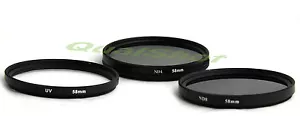 Kit de filtro de lente profesional 58 mm UV CPL ND4 ND 0,6 para Canon EF-S 18-55 mm - Imagen 1 de 1