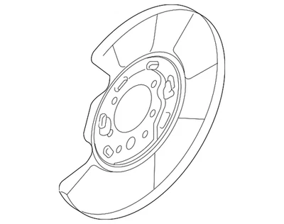 Protector contra salpicaduras genuino Nissan Z 370Z Máxima 350Z 44020-EG010 Foto 1 de 2