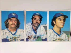 1980 Topps SUPER 5X7" SIXTO LEZCANO CECIL COOPER GORMAN THOMAS # 33 30 31 HOF MT - Picture 1 of 13