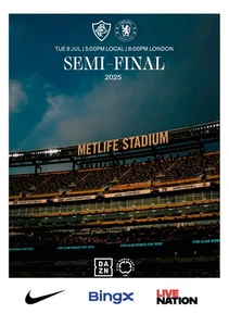 FLUMINENSE Brazil CHELSEA London England 8 July 2025 SFINAL FIFA CLUB WC FAN 16p - Picture 1 of 1