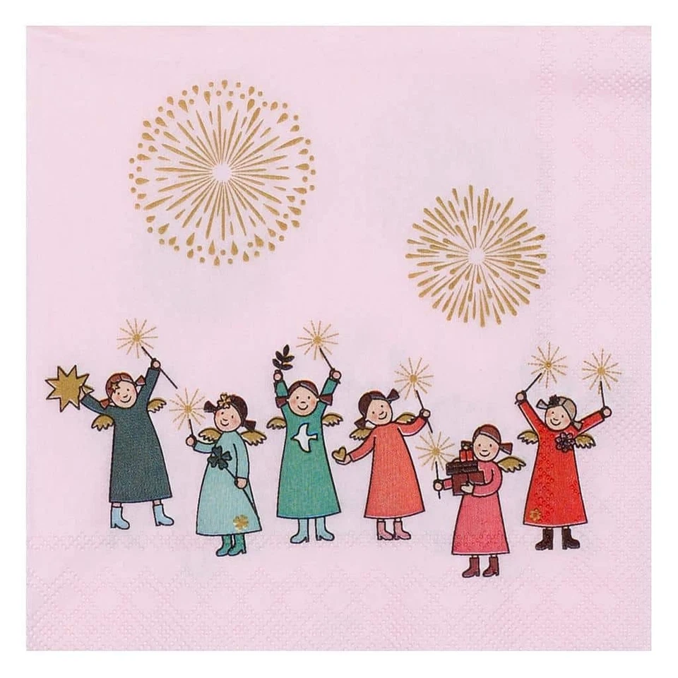 Cocktailservietten 25x25cm "Himmlische Schwestern" von räder design - Weihnachte