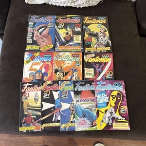 FANTOMEN Swedish Phantom Comic Run of 11 Hefte # 1-7, 9-12 1986 - Bild 1 von 19