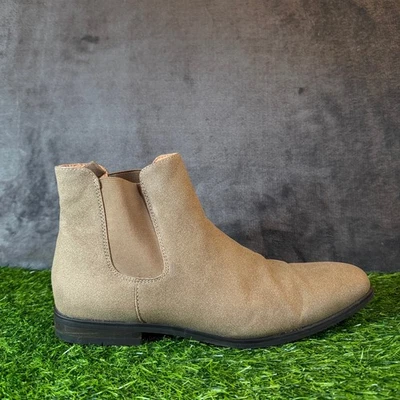 Botas Chelsea Express de gamuza tostadas botas al tobillo elásticas laterales para hombre talla 8 Foto 1 de 4