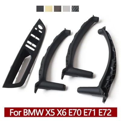 For BMW X5 X6 E70 E71 E72 LHD RHD Upgraded Interior Door Armrest Pull Handle Foto 1 de 4