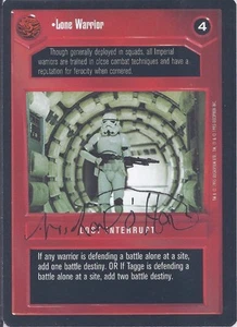 Star Wars CCG - Michael O‘Hagan † (Stormtrooper) - autograph / signed card - Bild 1 von 1