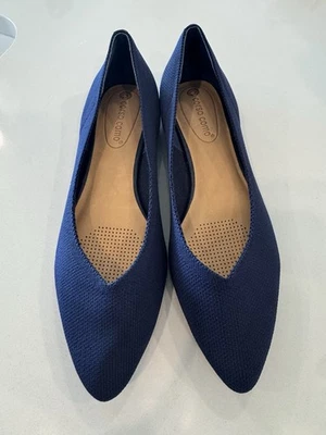 CC CORSO COMO KNIT POINTY TOE JULIA FLAT NAVY Size 8 - Image 1 of 3
