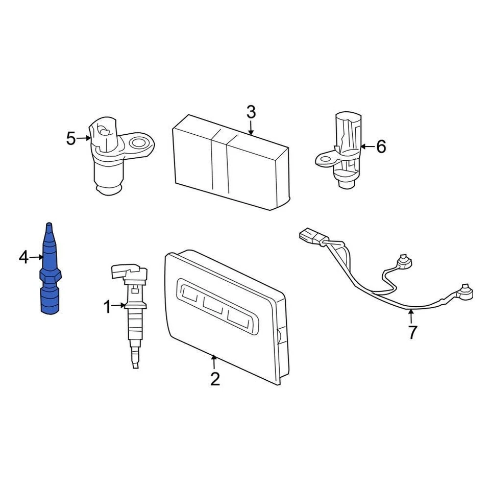 For Mitsubishi Raider 2006-2007 Mitsubishi 68303918AA Spark Plug - Image 1 of 1