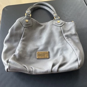 Bolso de Hombro Vintage Marc By Marc Jacobs Q Fran Grande Gris Cuero Guijarro - Imagen 1 de 24