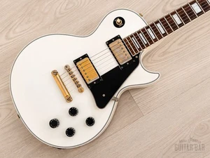1998 Orville Les Paul Custom LPC-75 Alpine White Gibson-Licensed w/ Hangtags - Picture 1 of 18