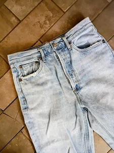 Agolde Riley High Rise Button Fly Denim Ankle Jeans Damen Gr. 26 kostenloser Versand - Bild 1 von 6