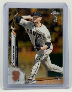 2020 Topps Chrome Ben Baller Gold Refractor Logan Webb #35/50 #117 RC Rookie
